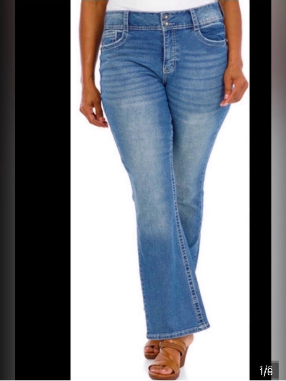 NWT copper flash 18W jeans stretchy 1945